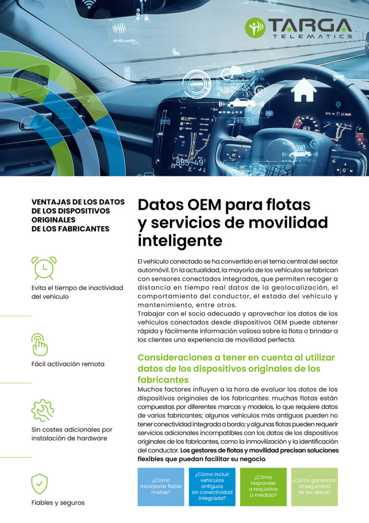 Targa Telematics Cile|Folletos