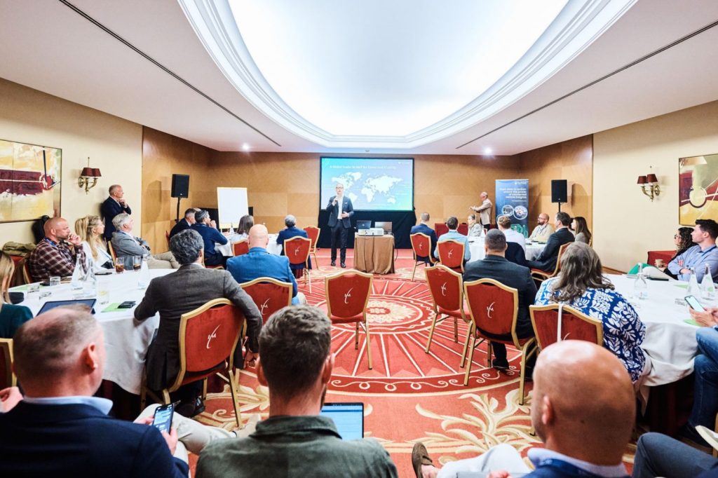Targa Telematics’ Roundtable check-in, at Global Fleet Summit 2026 at Hotel Cascais Miragem Health & SPA (Cascais, Portugal)