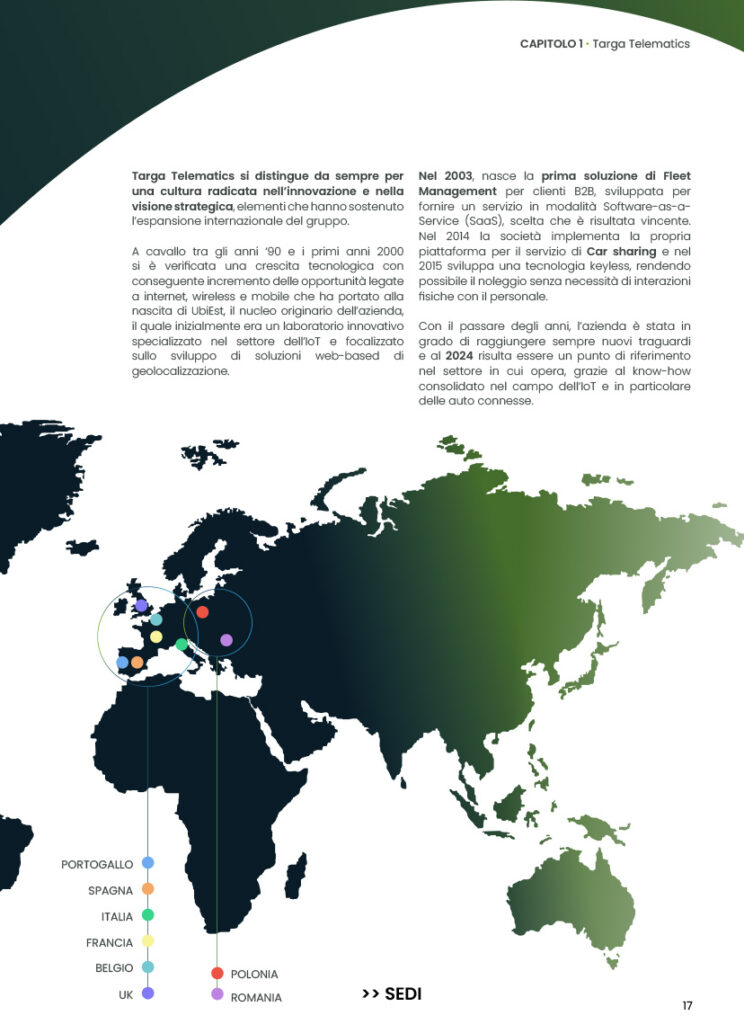 Targa Telematics - Viasat Italia|Sostenibilità