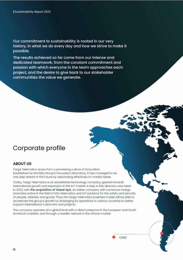 Targa Telematics | Sustainability Targa Telematics|Sustainability